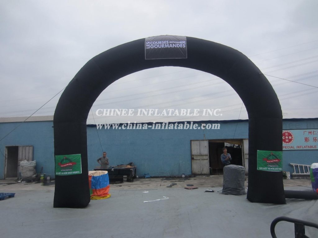 Arch1-191 Black Inflatable Arches