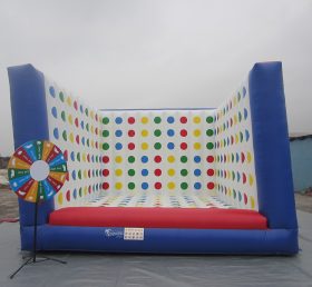 T11-313 Juegos de deportes de diversión retorcidos inflables para niños y adultos