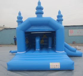 T2-391 Trampolín inflable azul