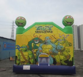 T2-2589 Trampolín inflable Tortuga Ninja