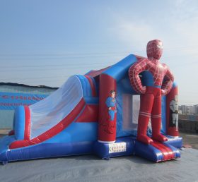 T2-2741 Spider-Man superhéroe inflable trampolín