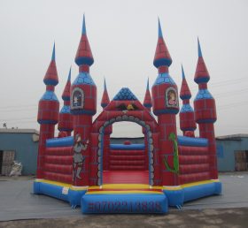 T5-150 Castillo inflable gigante rojo