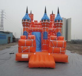 T5-670 Casa de rebote del castillo de salto inflable