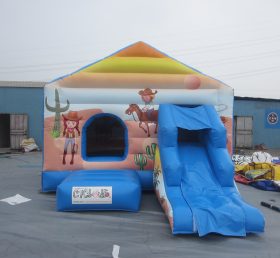 T2-629 Trampolín inflable vaquero occidental