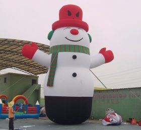 C2-7 Decoraciones de muñeco de nieve de Navidad