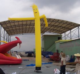 D2-23 Danza aérea inflable tubo amarillo