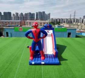 T8-1024 Spider-Man superhéroe tobogán inflable