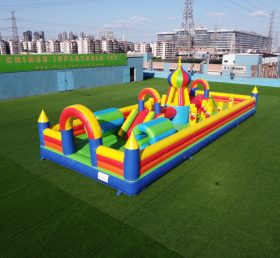 T6-126 Giant Inflable Park Commercial Inflable City Trastornos Cursos
