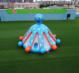T2-2471 Octopus inflable rebote casa salto castillo patio de juegos para niños