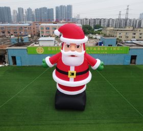 C1-116 Decoración de Santa Claus inflable gigante al aire libre de 8M