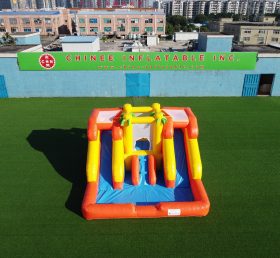 T6-243 Canal de agua inflable con piscina