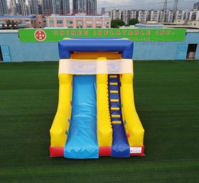 T8-678 Deslizamiento inflable para niños al aire libre, actividades de fiesta con toboganes secos, toboganes para piscinas