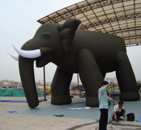Cartoon1-807 Elefante inflable caricatura
