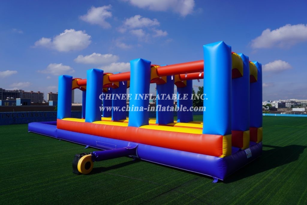 T8-546 Outdoor 12M Slip And Slide Inflatable Water Game For Kids Event