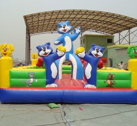 T6-152 Gato azul inflado gigante