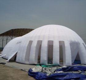 Tent1-410 Tienda inflable blanca gigante