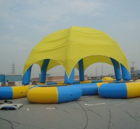 Pool2-799 Piscina inflable con tienda de campaña