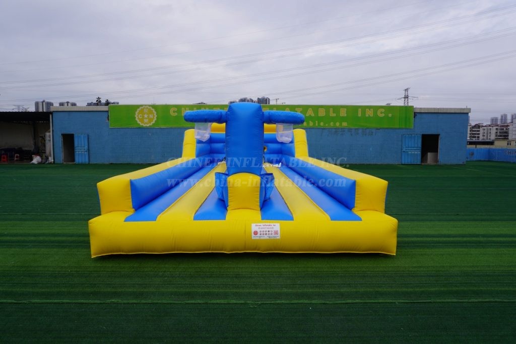 T11-341 Inflatable Bungee Run Challenge Funny Sport Game