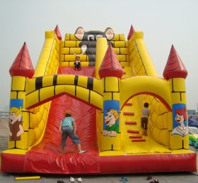 T8-695 Deslizamiento inflable del castillo para niños