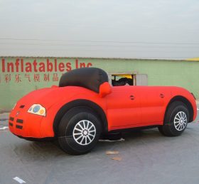 S4-170 Anuncios de autos rojos inflados