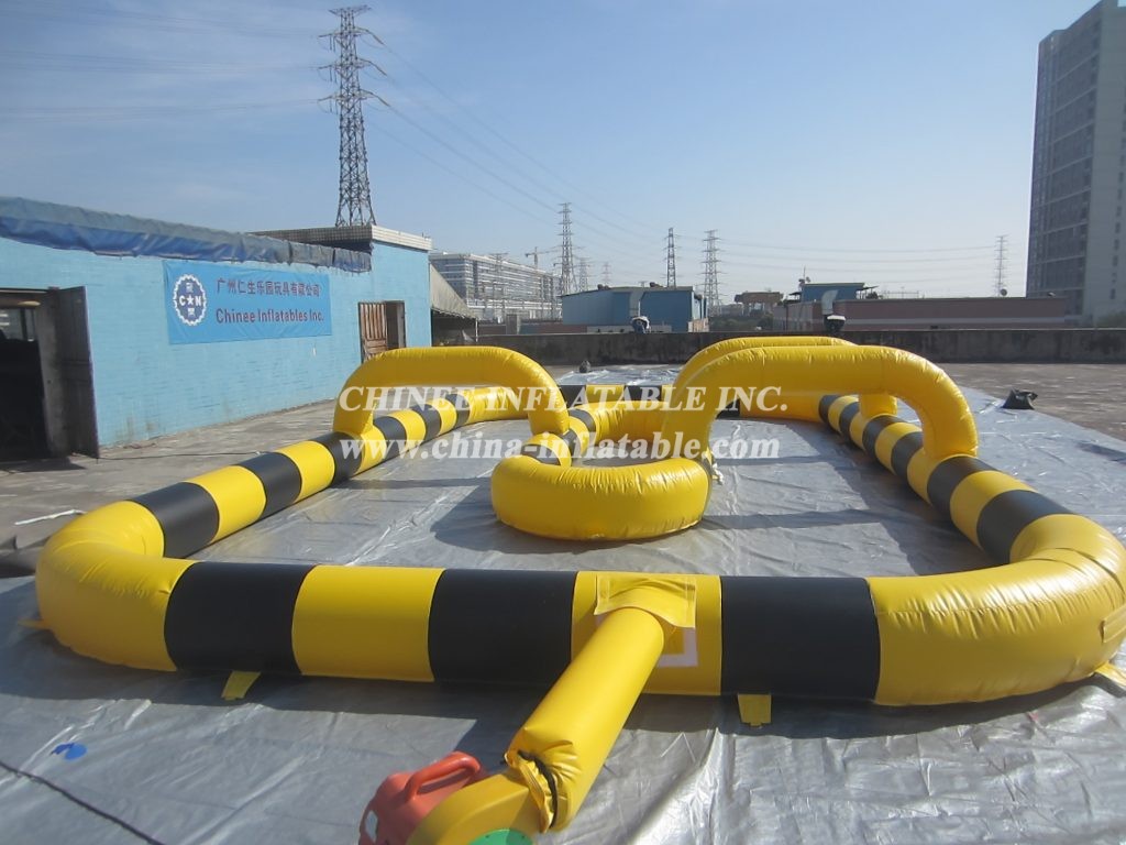 T11-633 Inflatable Race Track Challenge Sport Game