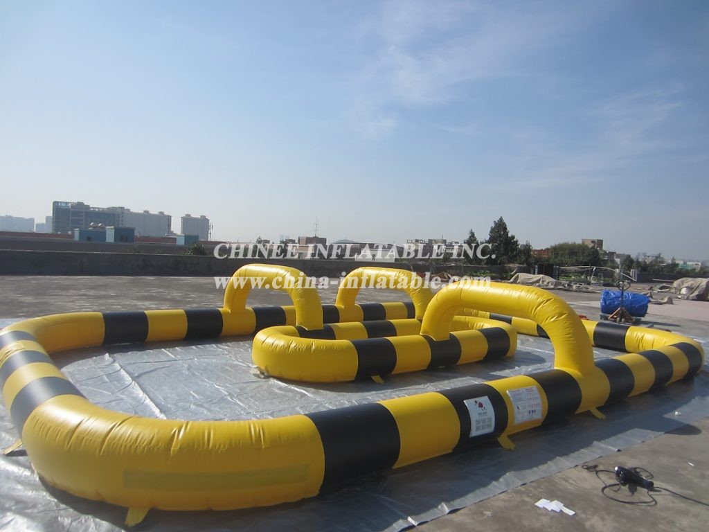 T11-633 Inflatable Race Track Challenge Sport Game