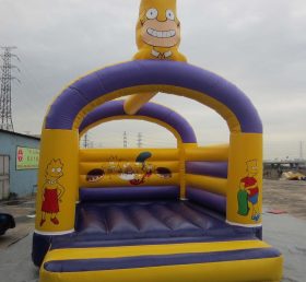 T2-1163 Trampolín inflable Simpson
