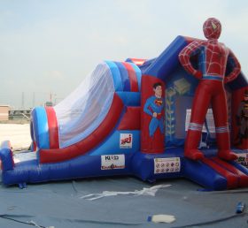 T2-1941 Spider-Man superhéroe inflable trampolín