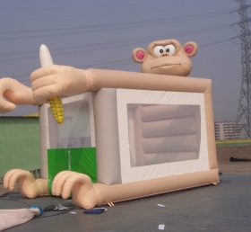 T2-2496 Monkey inflable trampolín