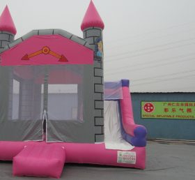 T2-324 Trampolín inflable Pink Castle