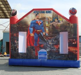T2-534 Superman Batman superhéroe inflable trampolín