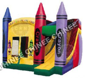T5-110 Crayon inflable castillo guardaespaldas