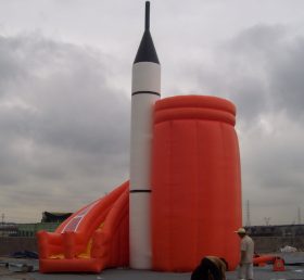 T8-225 Deslizamiento gigante del tobogán inflable del cohete