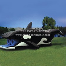 T8-522 Deslizador seco inflable tiburón