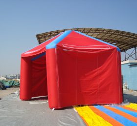 Tent1-244 Tienda inflable duradera roja