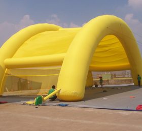 Tent1-40 Tienda inflable amarilla