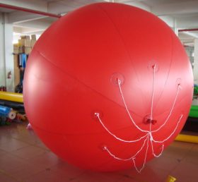 B2-14 Globo rojo inflable al aire libre gigante
