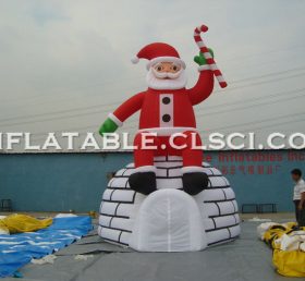 C1-163 Juguetes inflables de Navidad Santa Claus