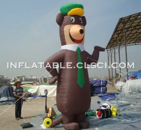 Cartoon2-080 Oso inflable caricatura
