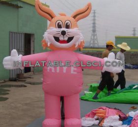 M1-256 Conejo inflable caricatura móvil