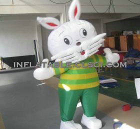 M1-275 Conejo de dibujos animados móvil inflable