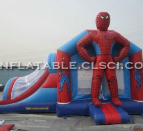 T2-1157 Spider-Man superhéroe inflable trampolín