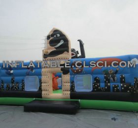 T2-1466 Monkey inflable trampolín