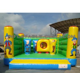 T2-2509 Trampolín inflable vaquero occidental