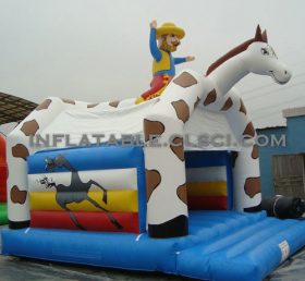 T2-2531 Trampolín inflable vaquero occidental