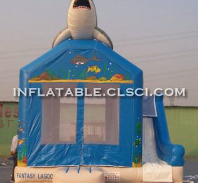 T2-2904 Trampolín inflable tiburón