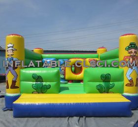 T2-366 Trampolín inflable vaquero occidental