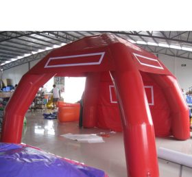 Tent1-318 Tienda inflable de cúpula publicitaria roja