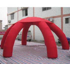 Tent1-323 Tienda inflable de cúpula publicitaria roja