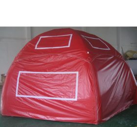 Tent1-333 Tienda inflable de cúpula publicitaria roja